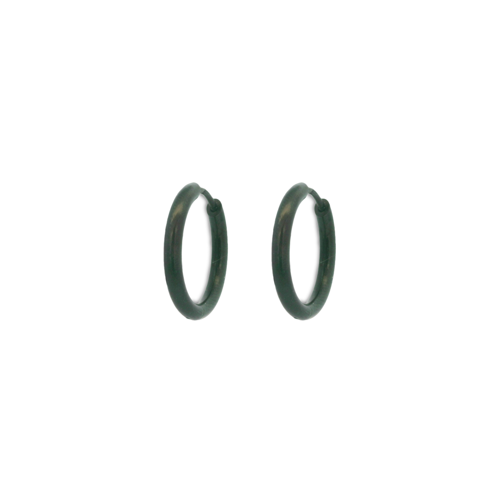 Medium Round Hinged Hoops