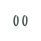 Medium Round Hinged Hoops