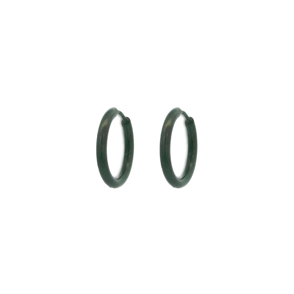 Medium Round Hinged Hoops