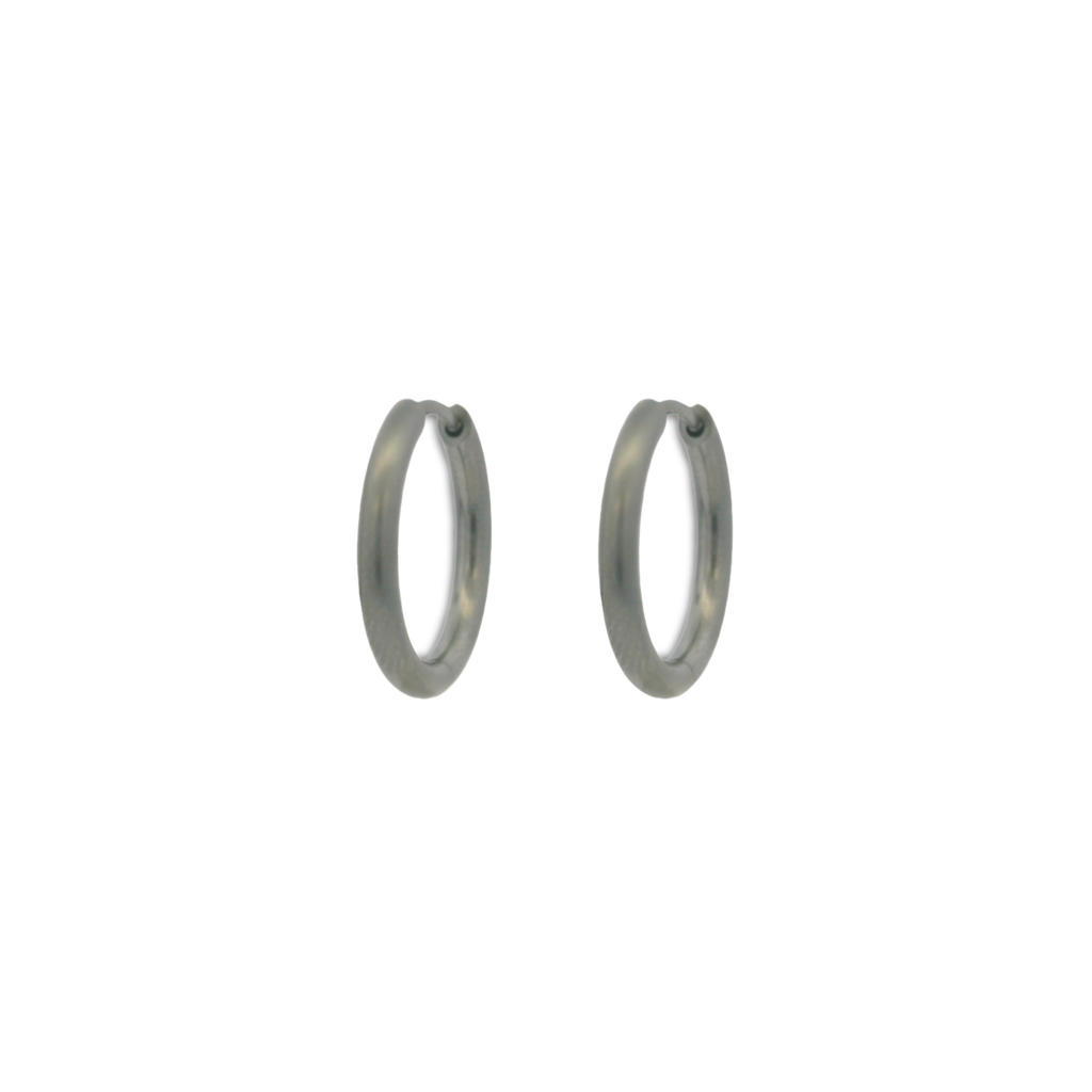 Medium Round Hinged Hoops