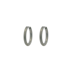 Medium Round Hinged Hoops