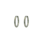 Medium Round Hinged Hoops