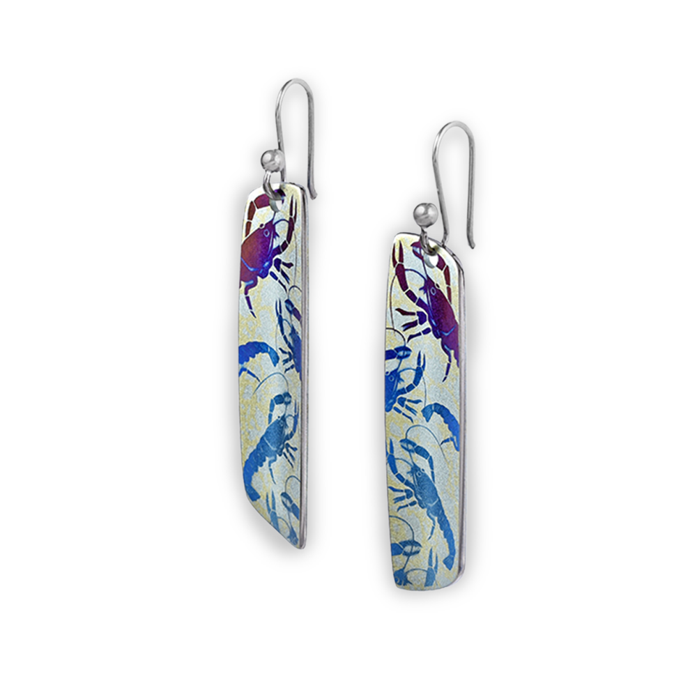 Lobster Drop Earrings