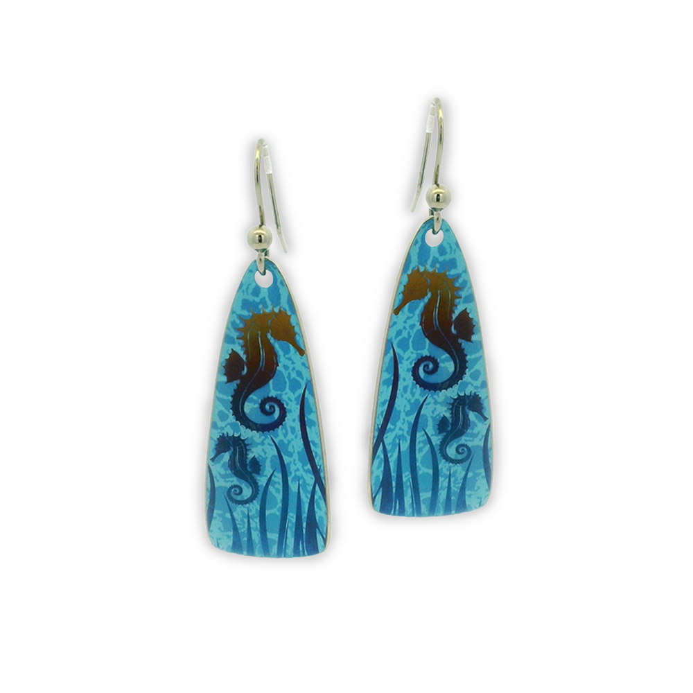 Seahorse Drop Earrings