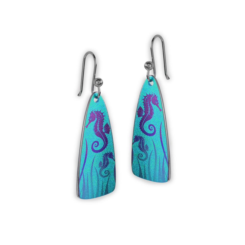 Seahorse Drop Earrings