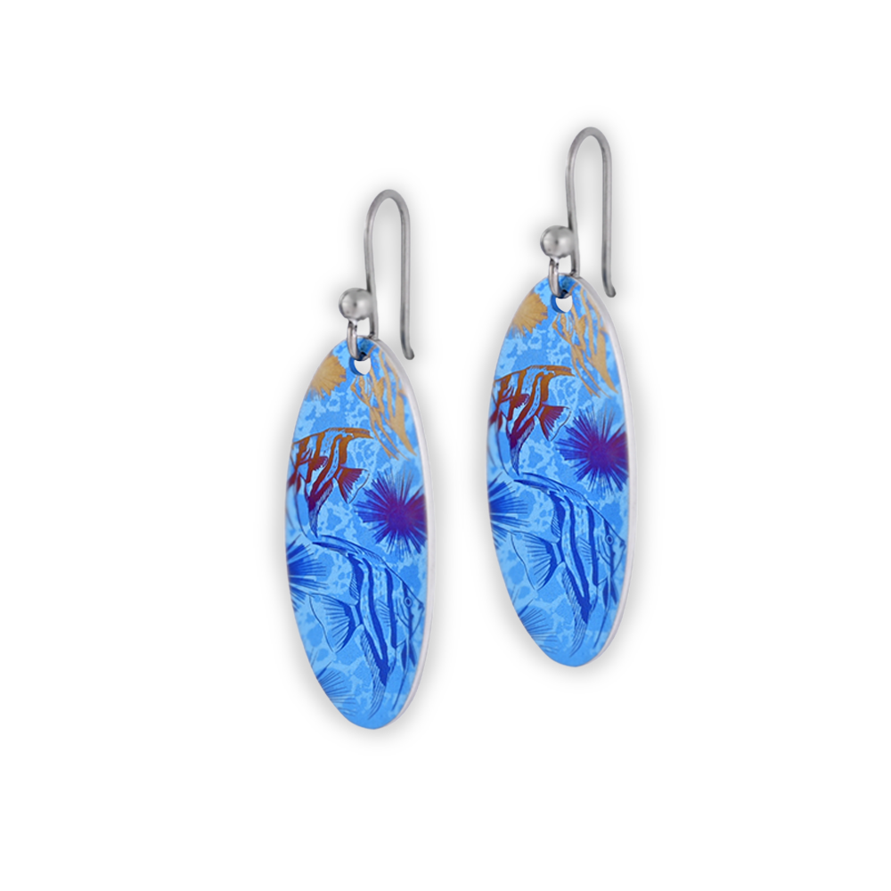 Angelfish Drop Earrings