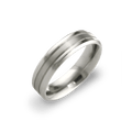 Twin Groove Bevelled Edge Ring