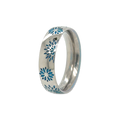 Floral Print Ring
