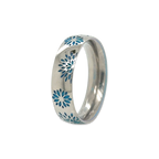Floral Print Ring