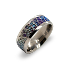 Denim Mosaic Ring