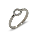 Circle Diamond Ring