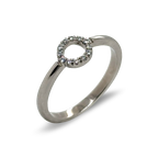Circle Diamond Ring