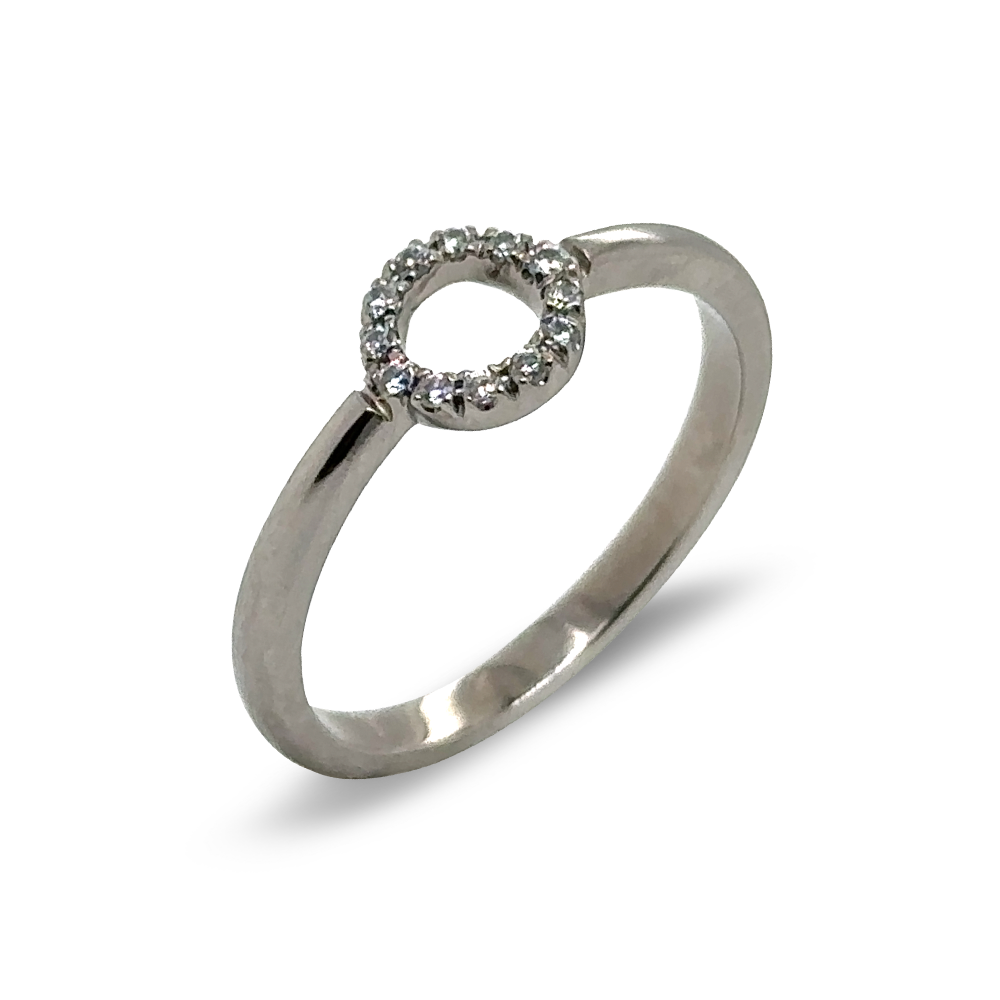 Circle Diamond Ring