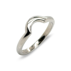 Solitaire Shaped Wedding Ring