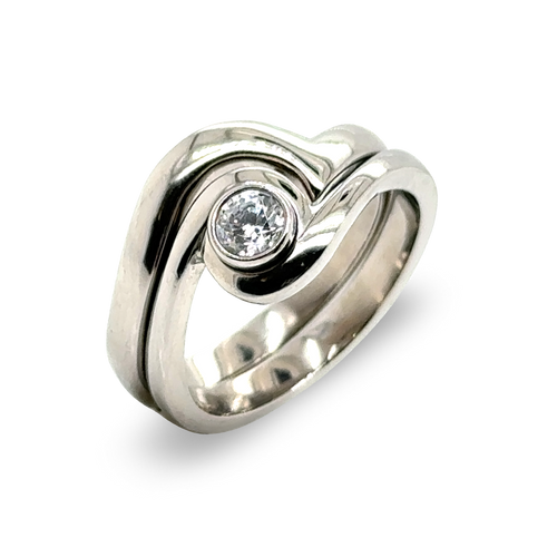 Asymmetric Wedding Ring