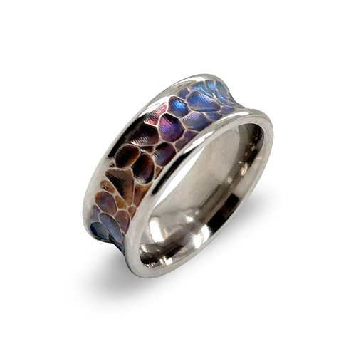 Concave Carved Ring
