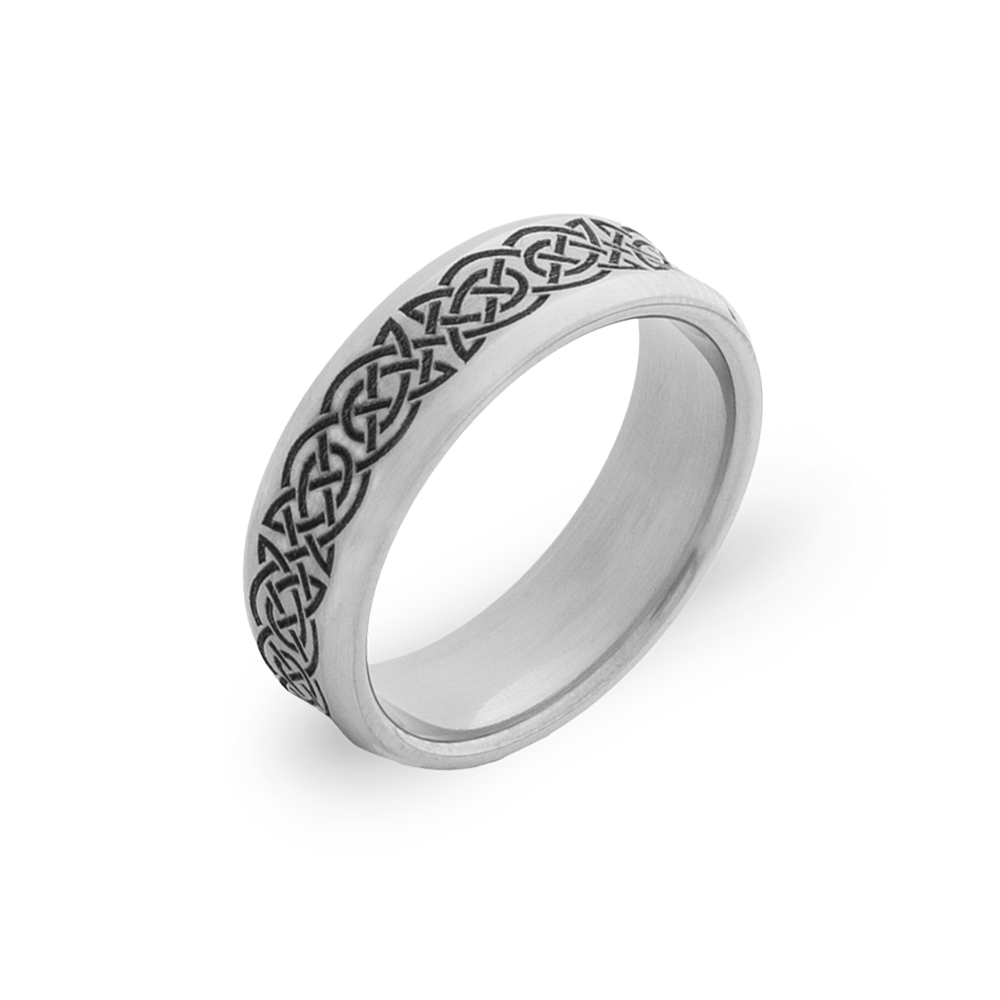 Celtic Concave Eternal Knot Ring