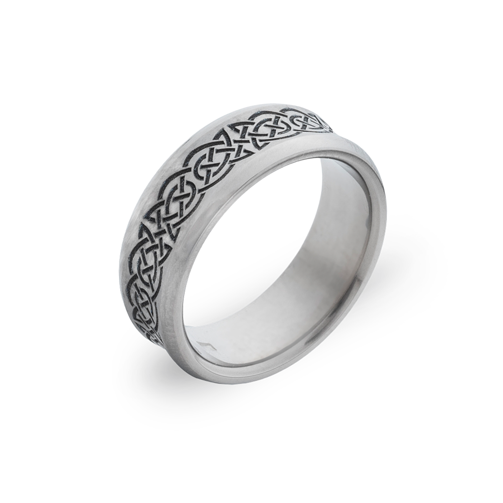 Celtic Concave Eternal Knot Ring