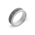 Celtic Concave Love Knot Ring