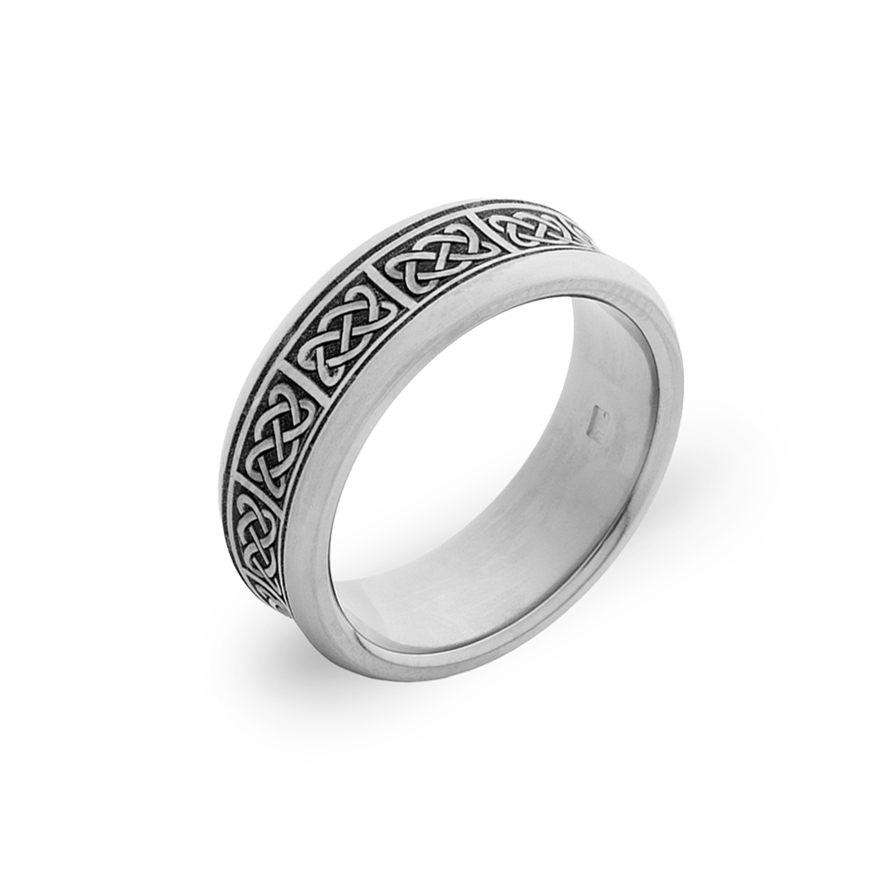 Celtic Concave Love Knot Ring