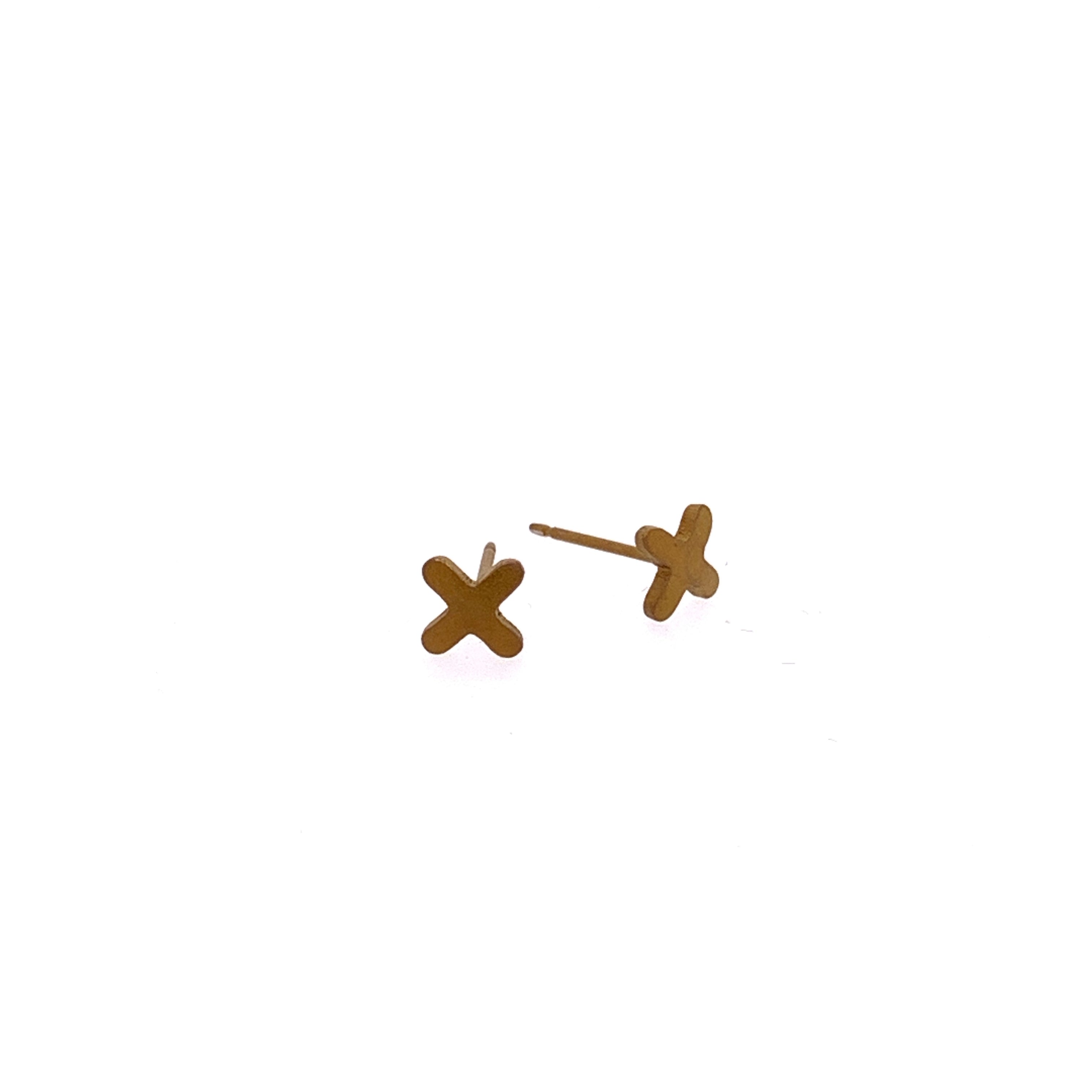 Kiss Kiss Titanium Stud Earrings