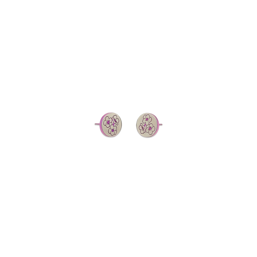 Cherry Blossom Stud Earrings