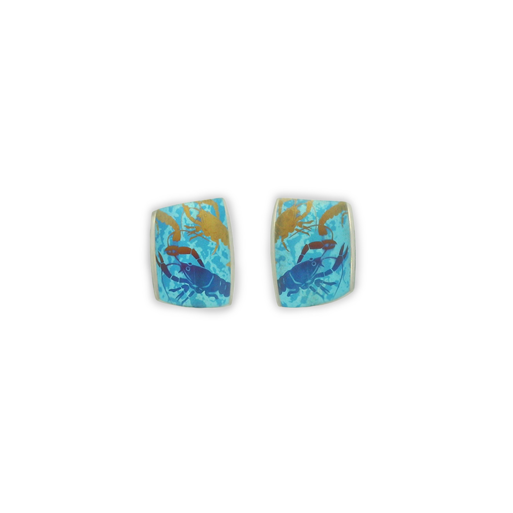 Lobster Stud Earrings