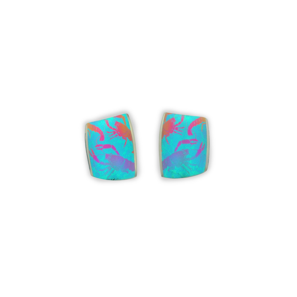 Lobster Stud Earrings