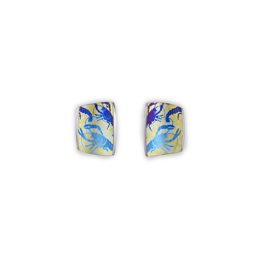 Lobster Stud Earrings