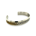 Leopard Wide Concave Bangle