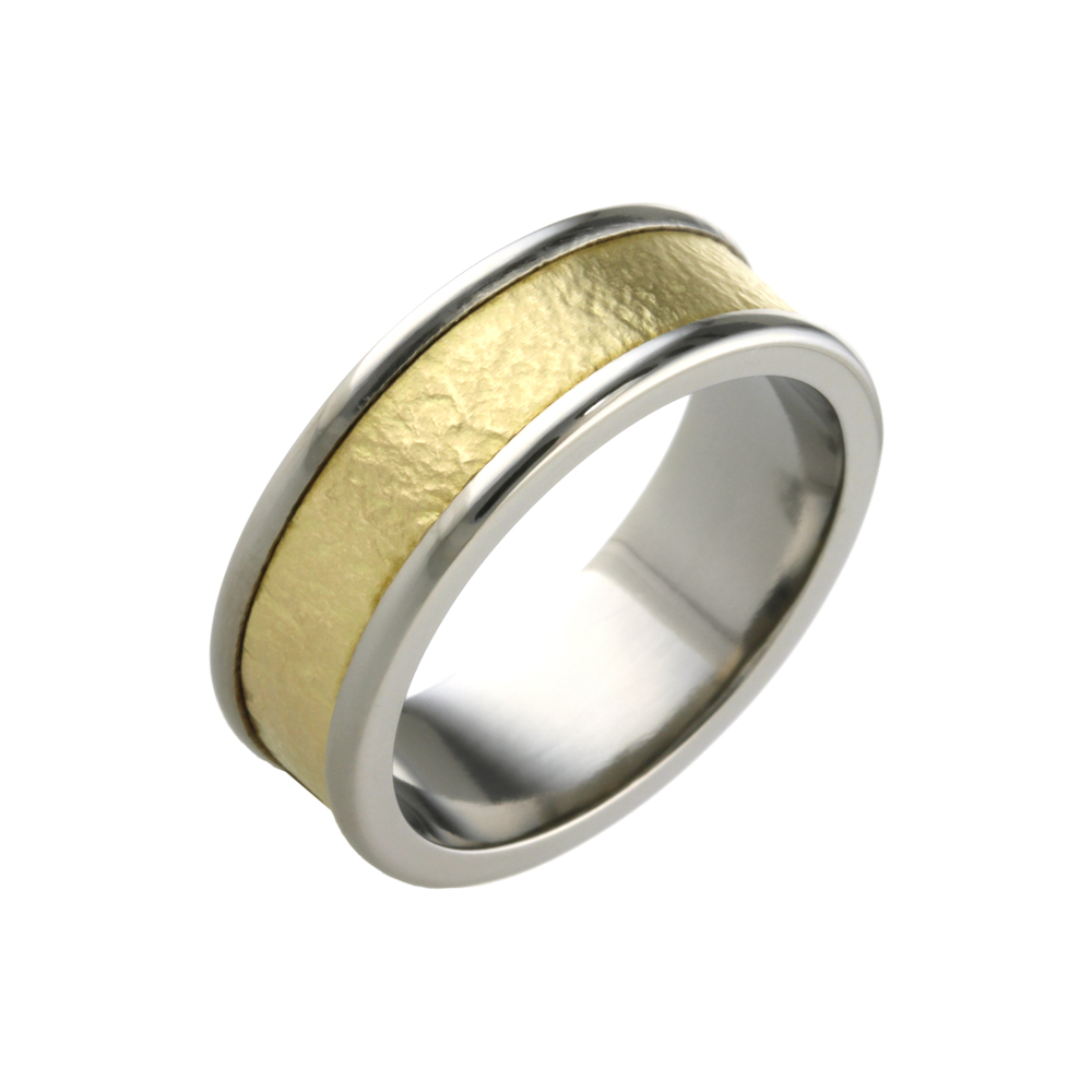 Textured Inlay Ring