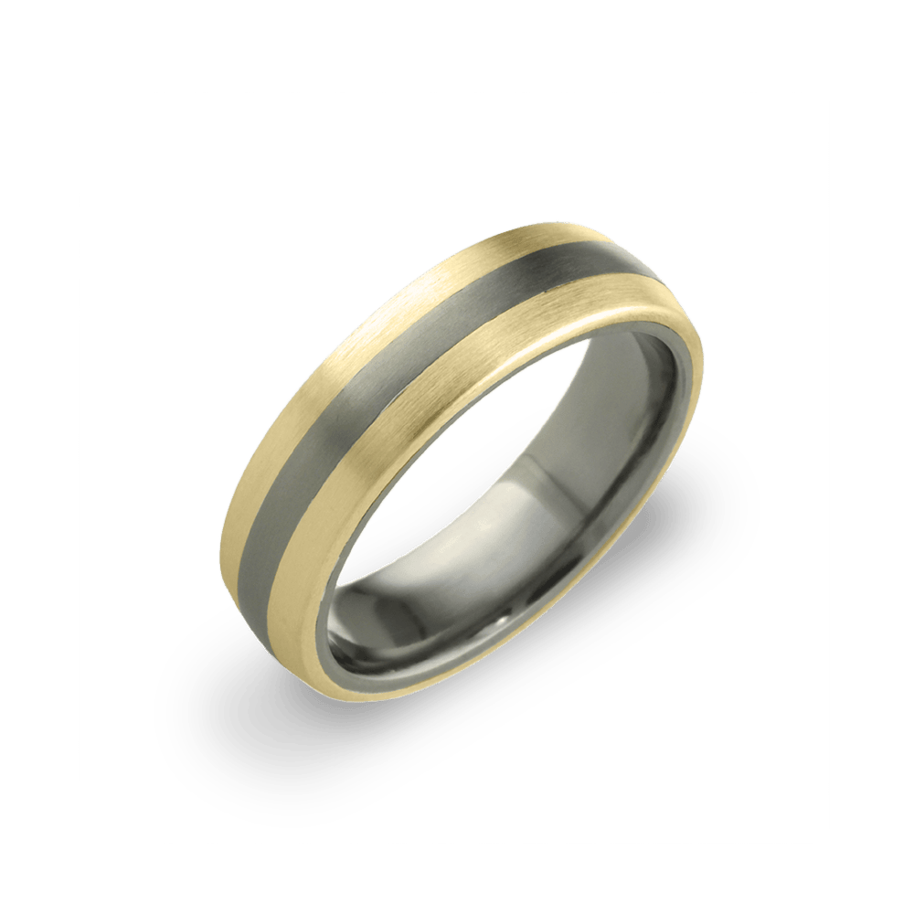 Saturn Court Inlay Ring