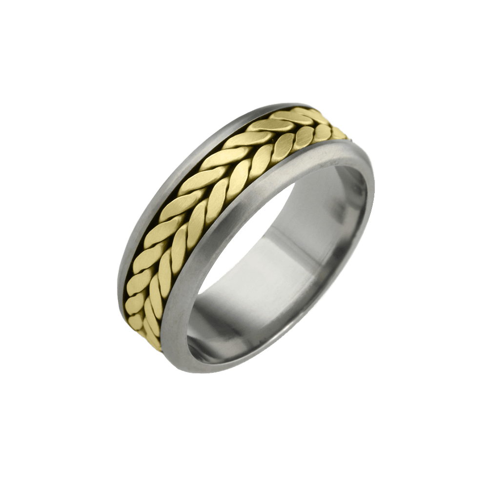 Braided Inlay Ring