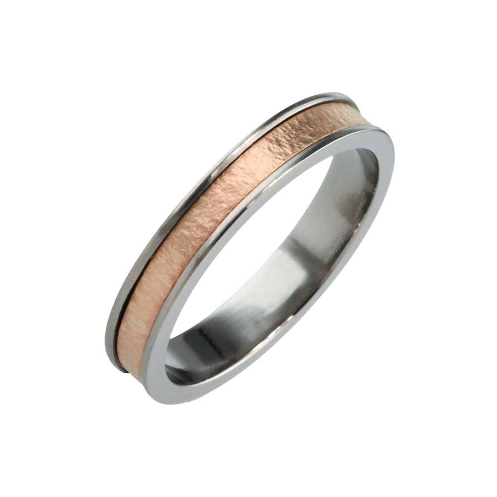 Textured Inlay Ring