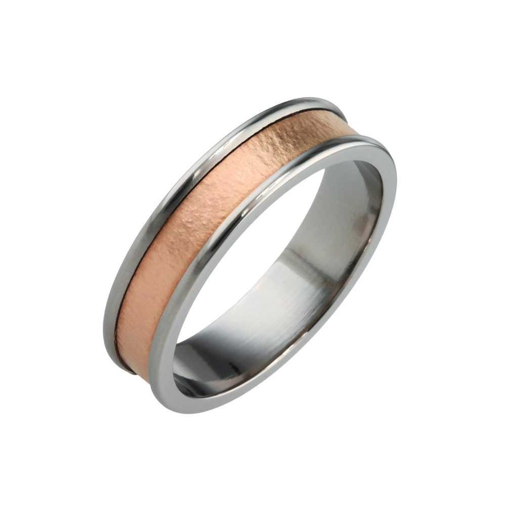 Textured Inlay Ring