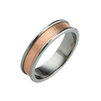 Textured Inlay Ring