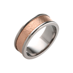 Textured Inlay Ring