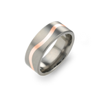 Fine Wave Inlay Ring