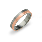 Flat Horizon Inlay Ring