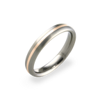Narrow Inlay Oval Ring