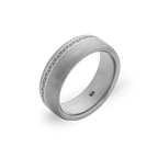 Celtic Fine Trinity Knote Inlay Ring