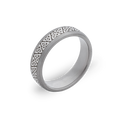Celtic Trinity Knote Inlay Ring