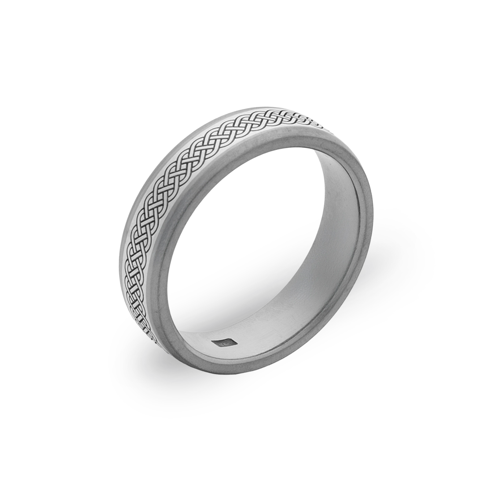 Celtic Basket Weave Inlay Ring