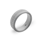 Celtic Basket Weave Inlay Ring