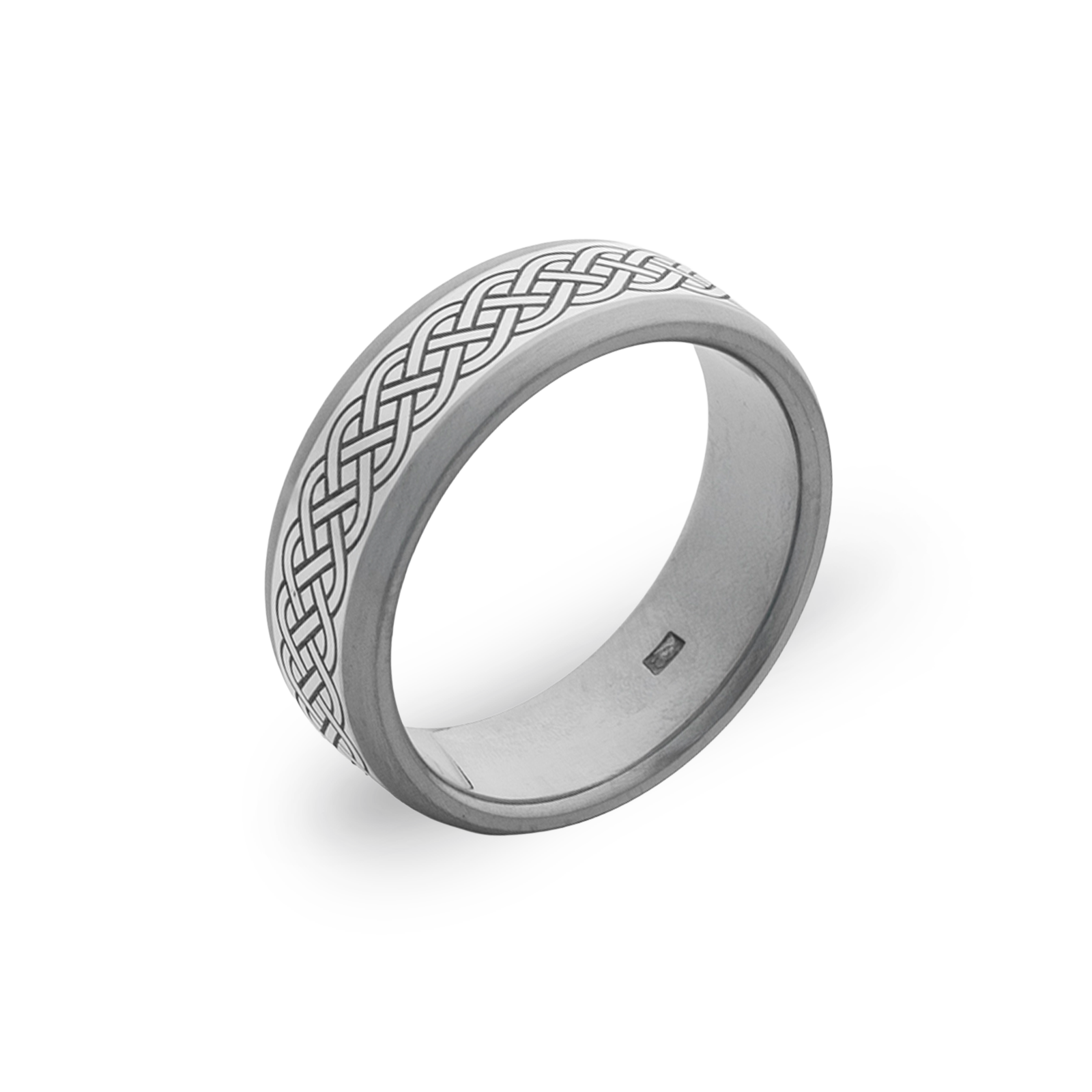 Celtic Basket Weave Inlay Ring