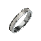 Textured Inlay Ring