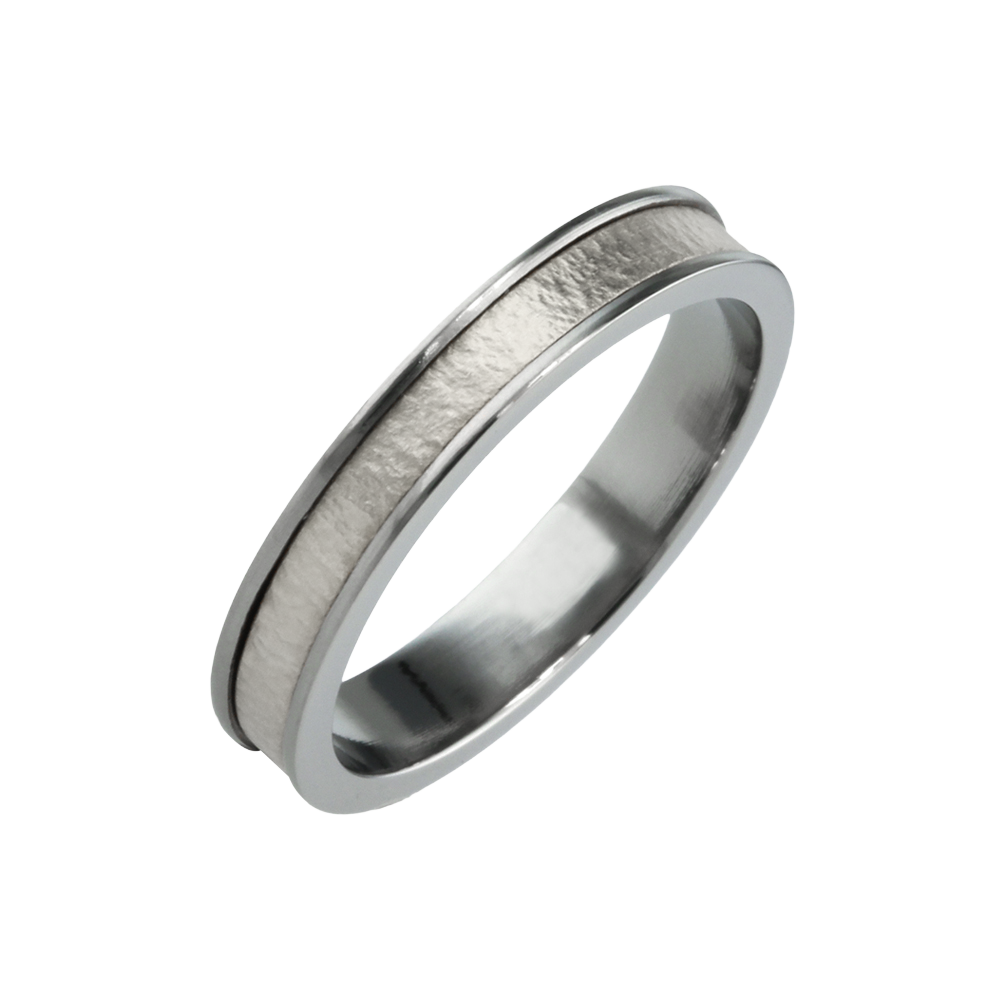 Textured Inlay Ring
