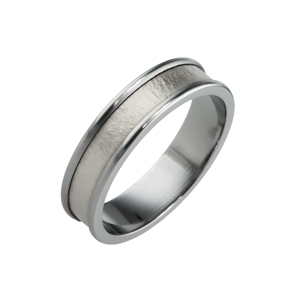Textured Inlay Ring