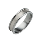 Textured Inlay Ring