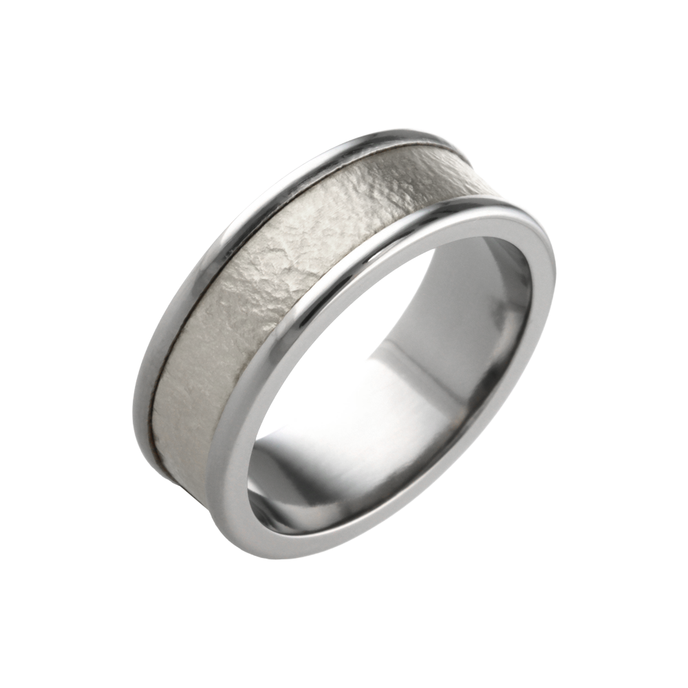 Textured Inlay Ring
